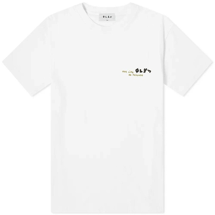 Photo: Olaf Hussein Men's Take A Seat T-Shirt in Off White