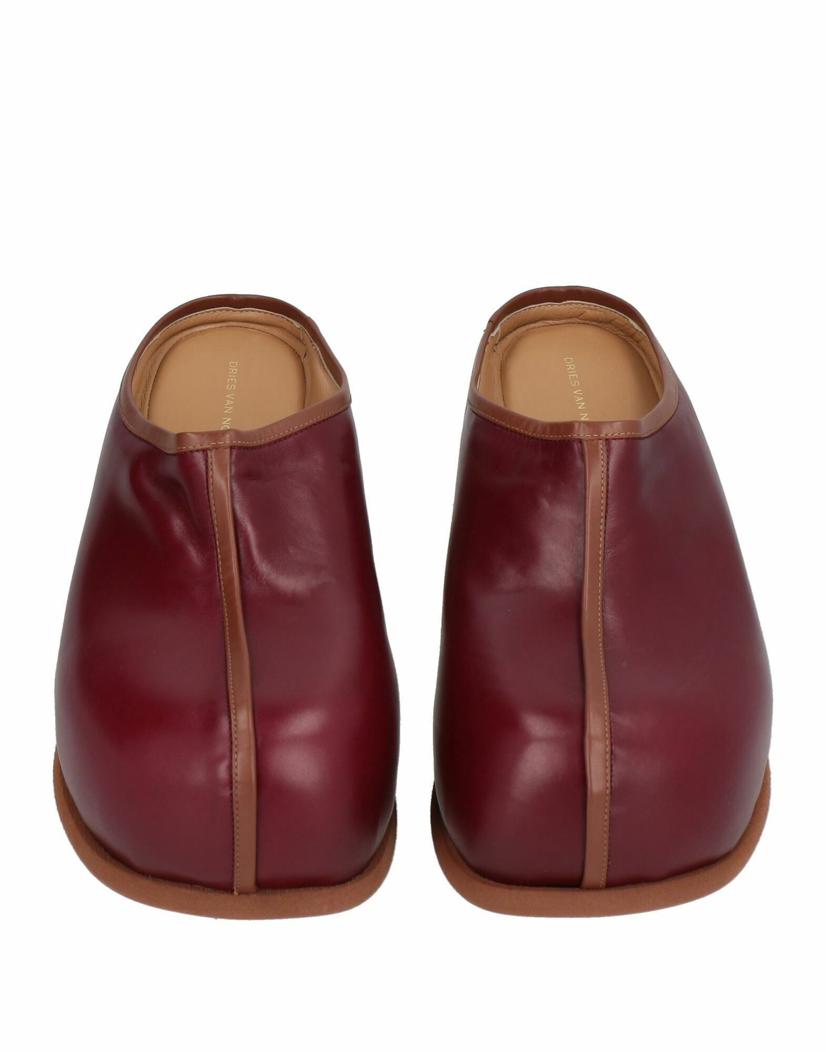 Dries Van Noten Womens Mules & Clogs Burgundy