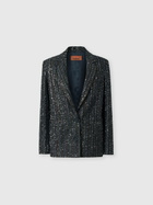 Missoni - Striped lamé knit blazer, Women, Multicoloured