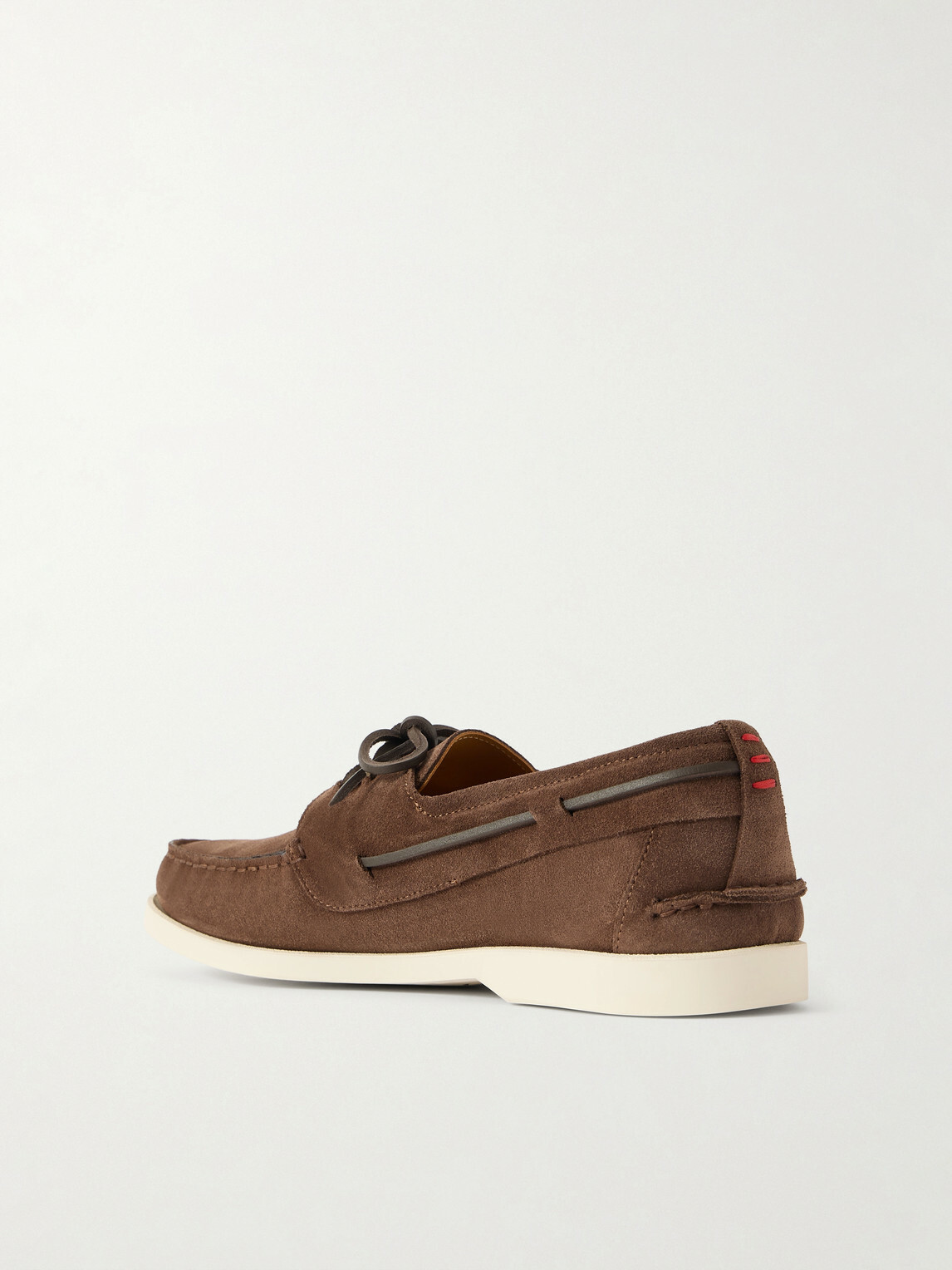 Kiton - Suede Boat Shoes - Brown