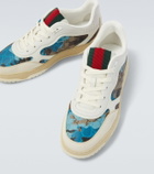 Gucci GG Canvas leather-trimmed sneakers