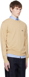 Vivienne Westwood Beige Alex Round Neck Sweater