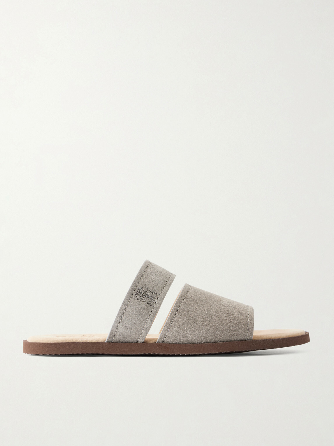 Brunello Cucinelli - Suede Sandals - Brown