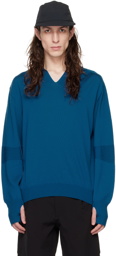 Goldwin 0 Blue Engineered Layer Sweater