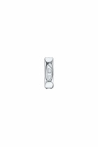 Diesel Stainless steel single hoop earring - Earrings - Unisex - Silver