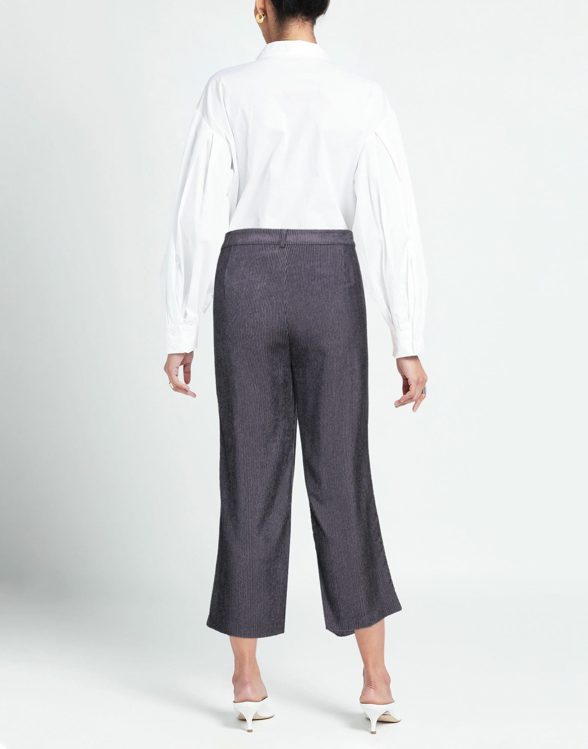 Manila Grace Womens Pants in Purple