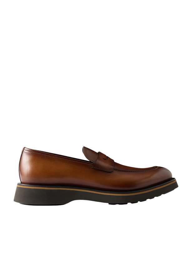 Photo: Berluti - Alessio Venezia Leather Loafers - Brown