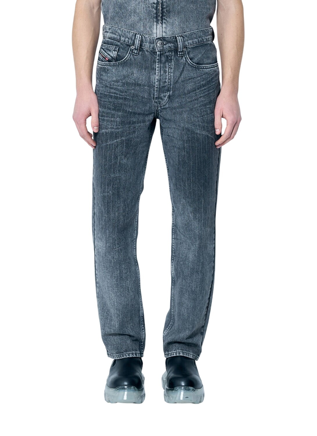 Diesel Relaxed Jeans - D-Fish - Jeans Mens in Blue Diesel