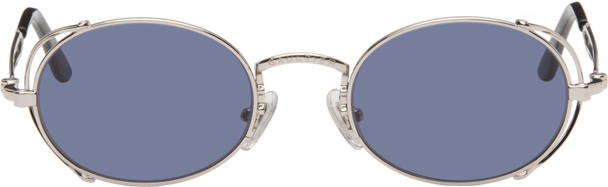 Jean Paul Gaultier Silver 'The 55-3175' Sunglasses