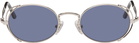 Jean Paul Gaultier Silver 'The 55-3175' Sunglasses