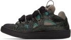 Lanvin Green Curb Sneakers