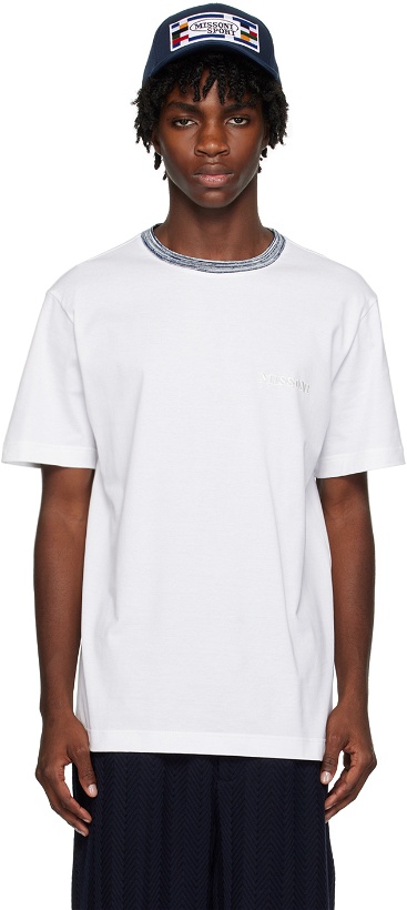 Photo: Missoni White Vented T-Shirt