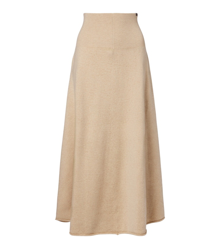 Photo: Extreme Cashmere N°388 Ease cashmere-blend maxi skirt