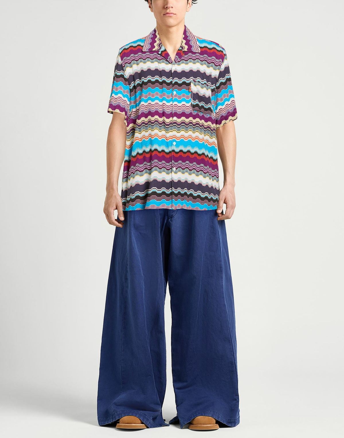 Missoni Mens Shirt in Purple
