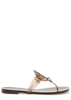 Tory Burch Miller Logo Jelly Sandals Brown