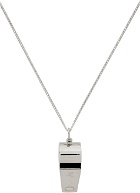 Courrèges Silver Whistle Necklace