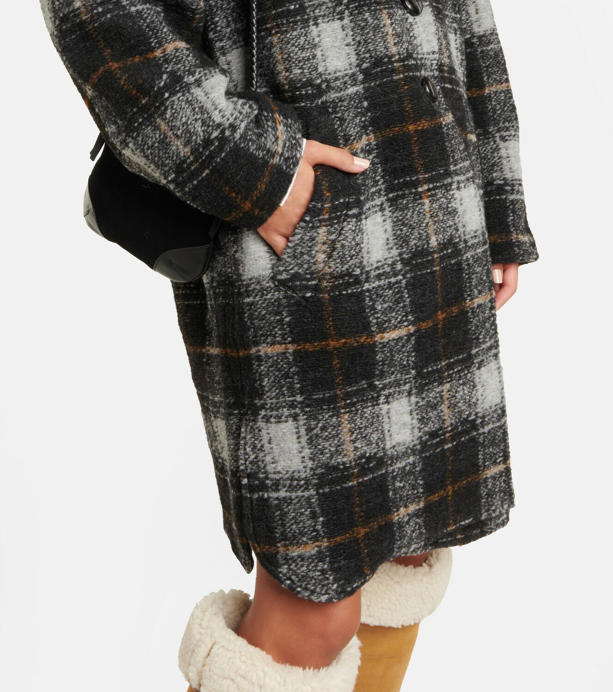 Marant Etoile Checked wool-blend coat Isabel Marant Etoile