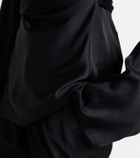 Rick Owens Laura satin wrap top