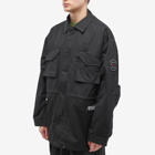 Fred Perry Men's x Raf Simons Military Jacket in Black