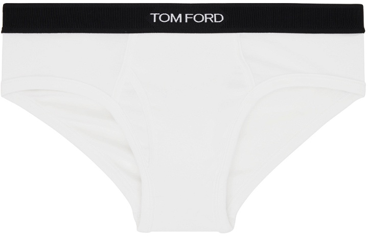 Photo: TOM FORD White Classic Fit Briefs