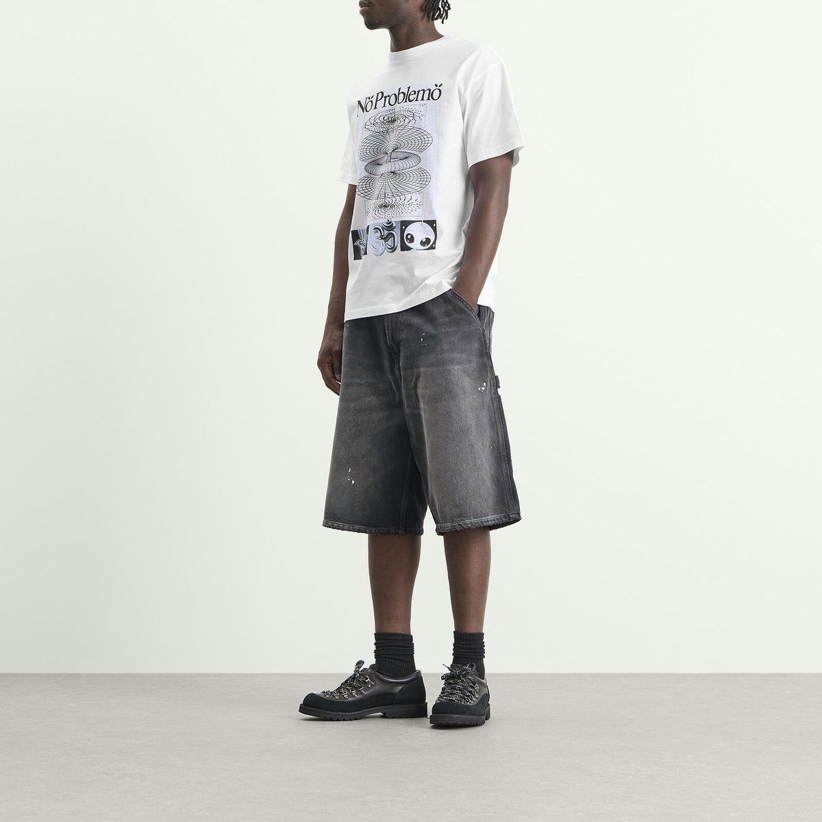 No Problemo Energy SS T-Shirt in White