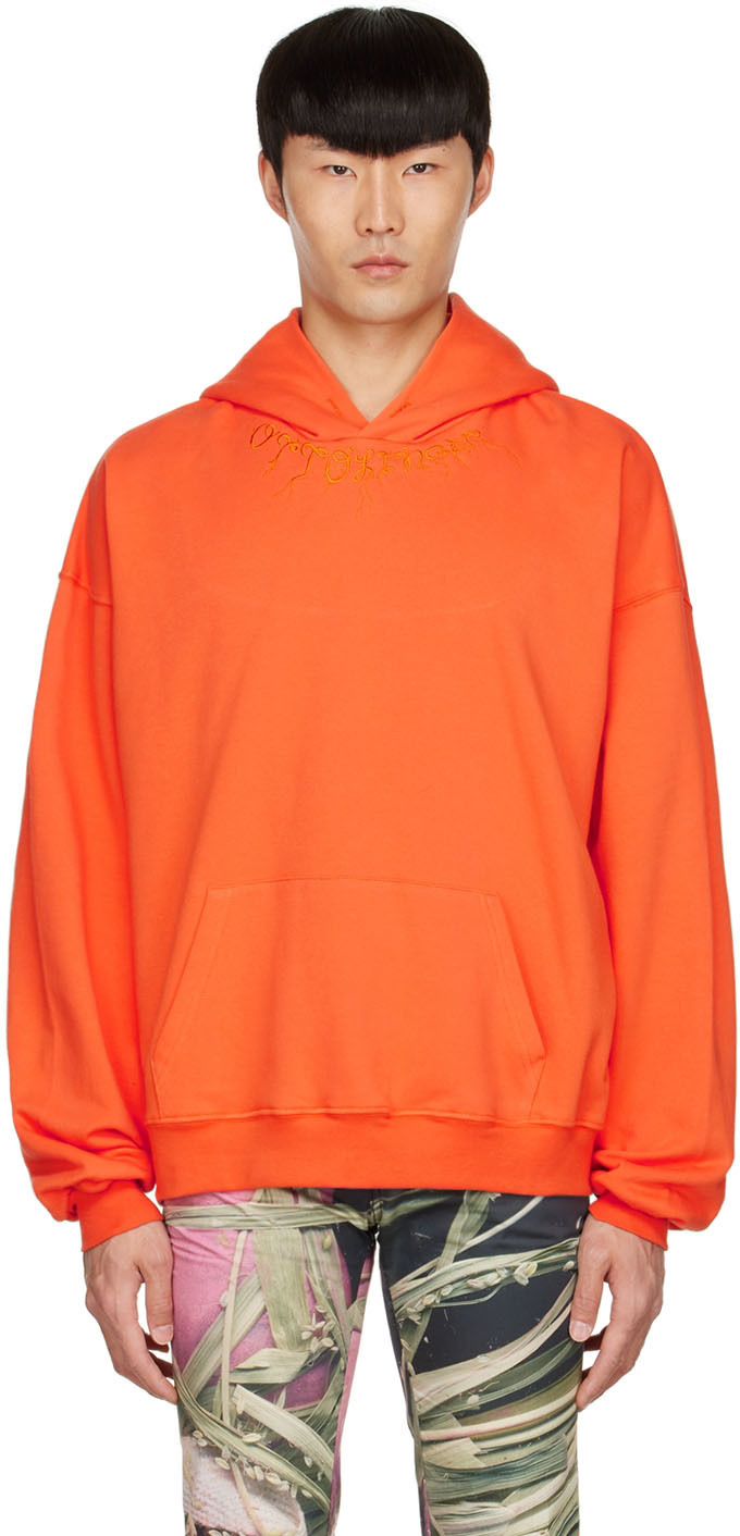 Ottolinger Orange Cotton Hoodie