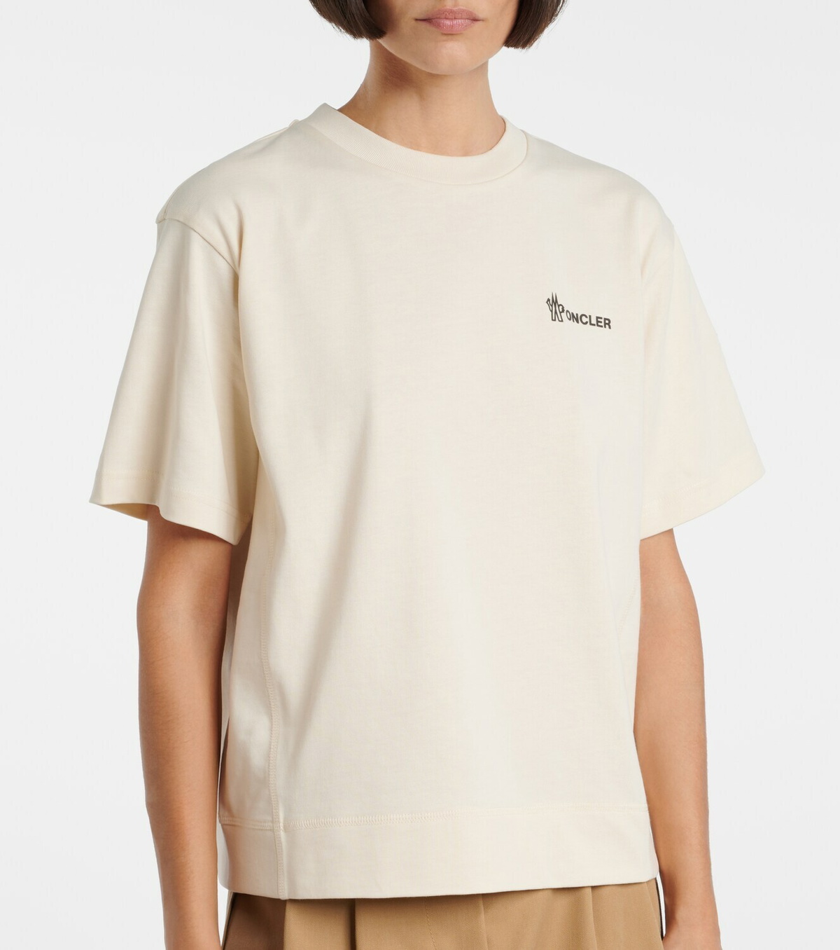 Moncler Grenoble Logo cotton jersey T-shirt