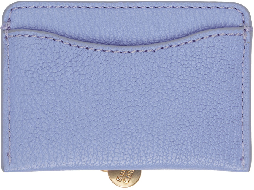 See by Chloé Blue Hana Card Holder