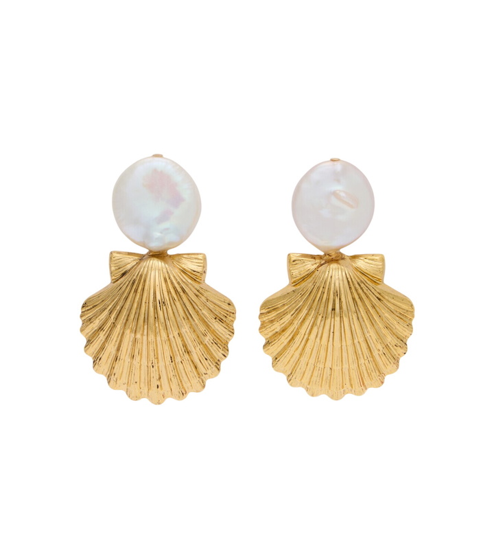 Photo: Jennifer Behr Laguna faux pearl drop earrings