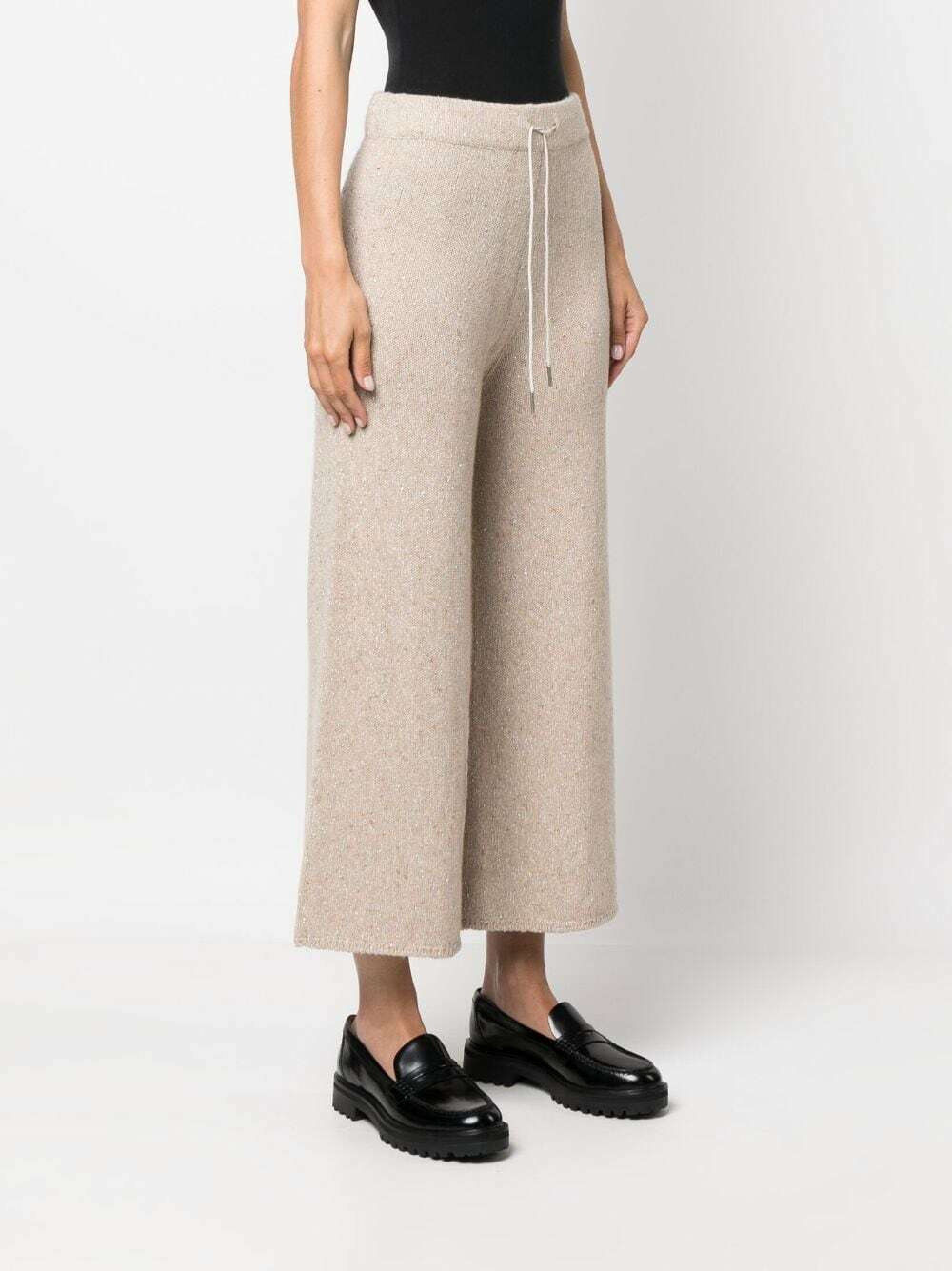 Fabiana Filippi Linen and Viscose Trousers in Bianco