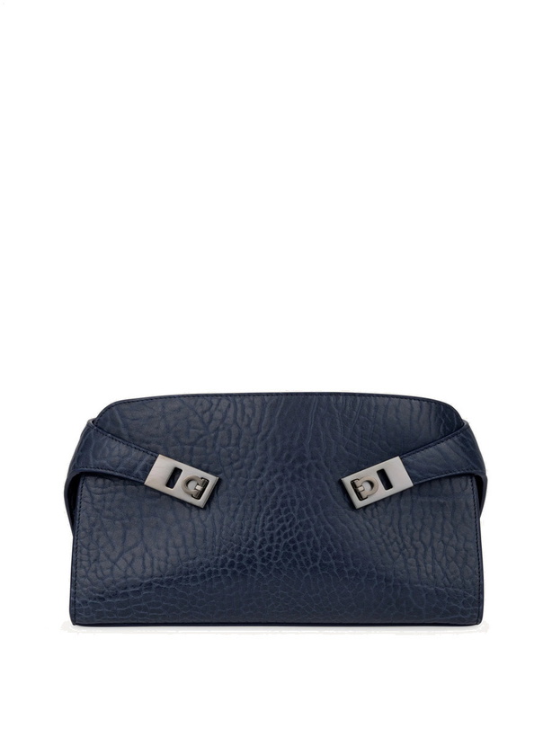 Photo: Ferragamo Mens Hug messenger bag in Blue