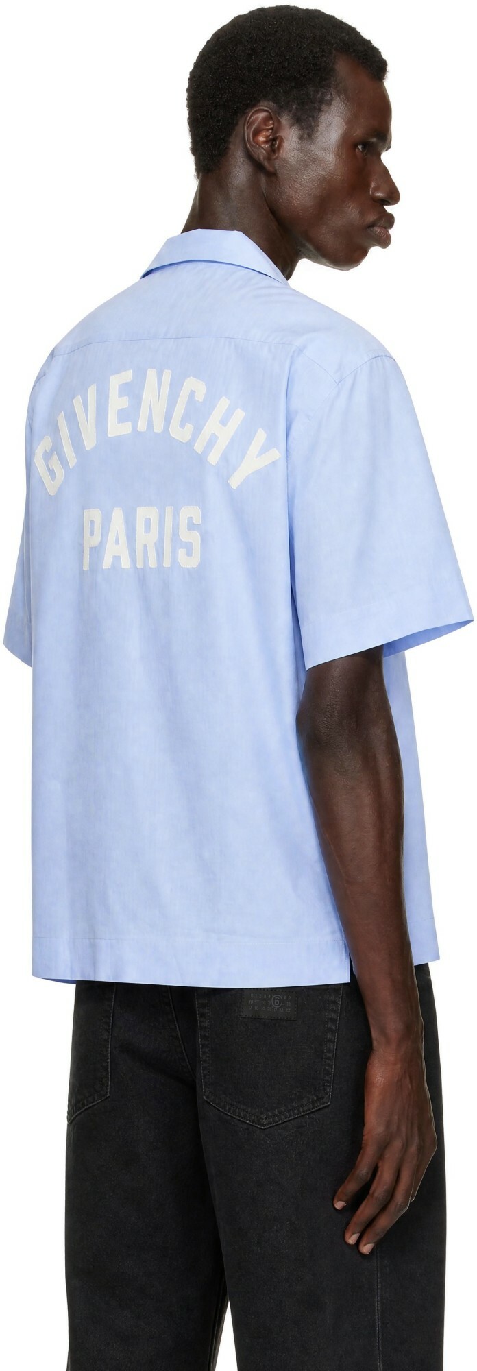 Givenchy Blue Bowling Shirt