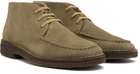 Drake's Taupe Crosby Moc-Toe Desert Boots