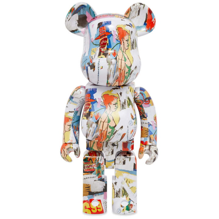 Photo: Medicom Andy Warhol X Jean-Michel Basquiat #4 Be@rbrick in Multi 1000%