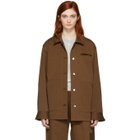 Nomia Brown Oversize Chore Jacket