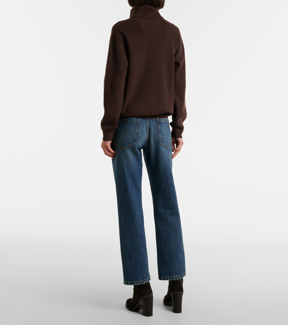 Brunello Cucinelli Cropped straight jeans