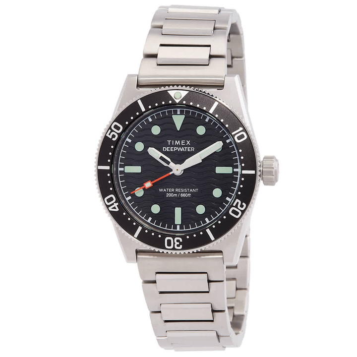 Photo: Timex Deepwater Reef Quartz Black Dial Mens Watch TW2W95200