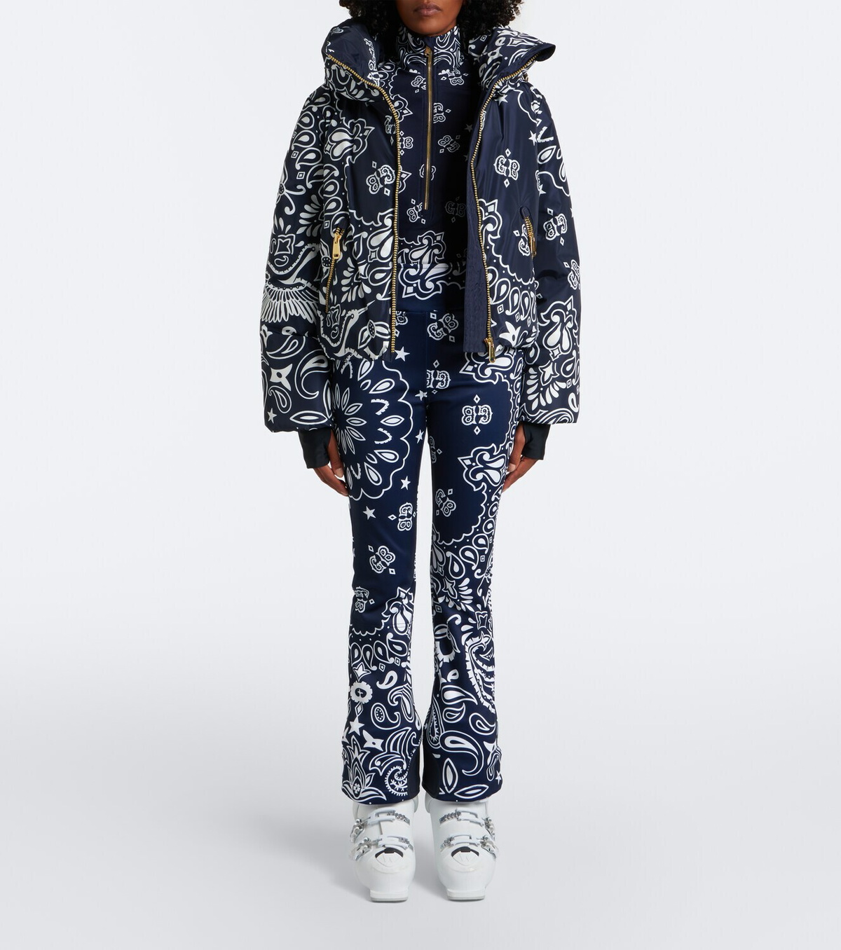 Goldbergh Tokiko paisley ski top