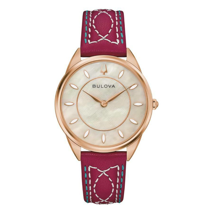 Photo: Bulova Sutton Quartz Mother of Pearl Dial Ladies Watch 97L204