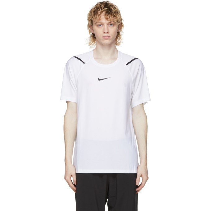 Photo: Nike White Nike Pro Dri-FIT T-Shirt