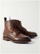 Santoni - Ergin Full-Grain Leather Boots - Brown