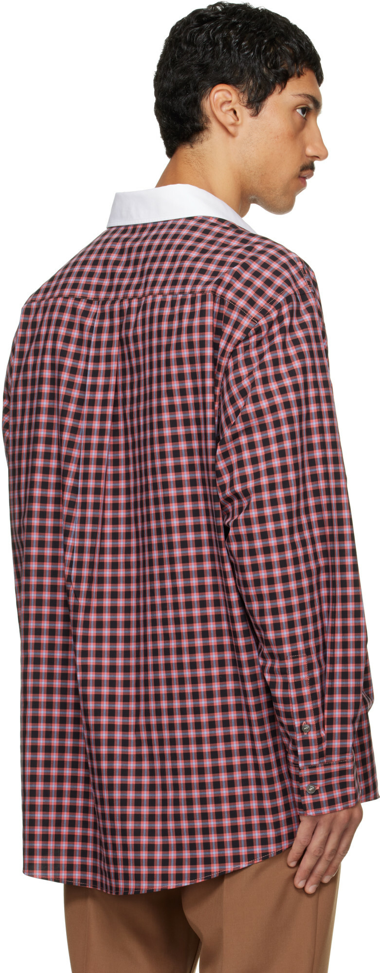 Marni Red & Black Checked Shirt