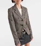 Acne Studios Java checked blazer