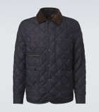 Moncler Quilted denim down jacket