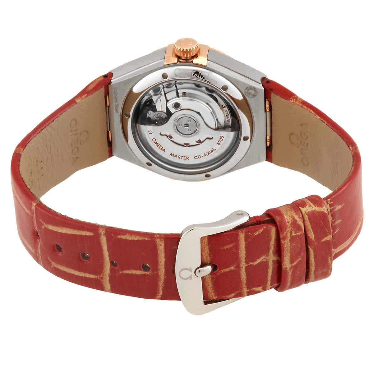 Omega Constellation Diamond Red Dial Ladies Watch 131.23.29.20.99.002