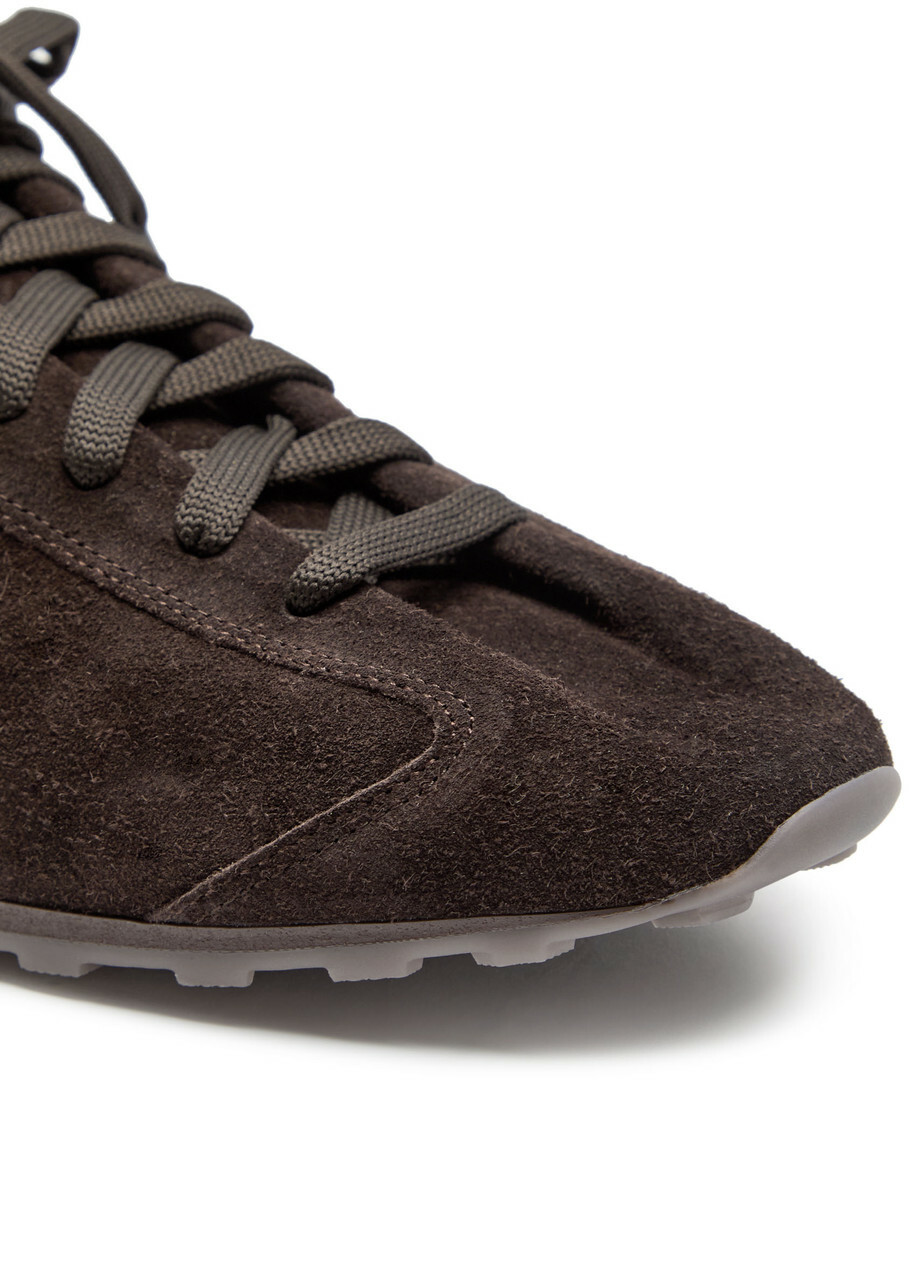 Jacquemus Les Tennis Suede Sneakers Brown