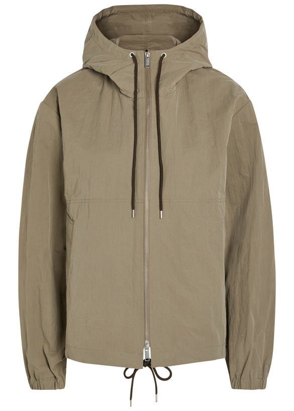 Photo: Studio Nicholson Hooded Nylon Jacket Dark Grey