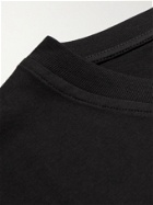 MCQ - In Dust Logo-Appliquéd Printed Cotton-Jersey T-Shirt - Black