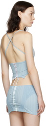 ORIENS SSENSE Exclusive Blue Neptune Tank Top