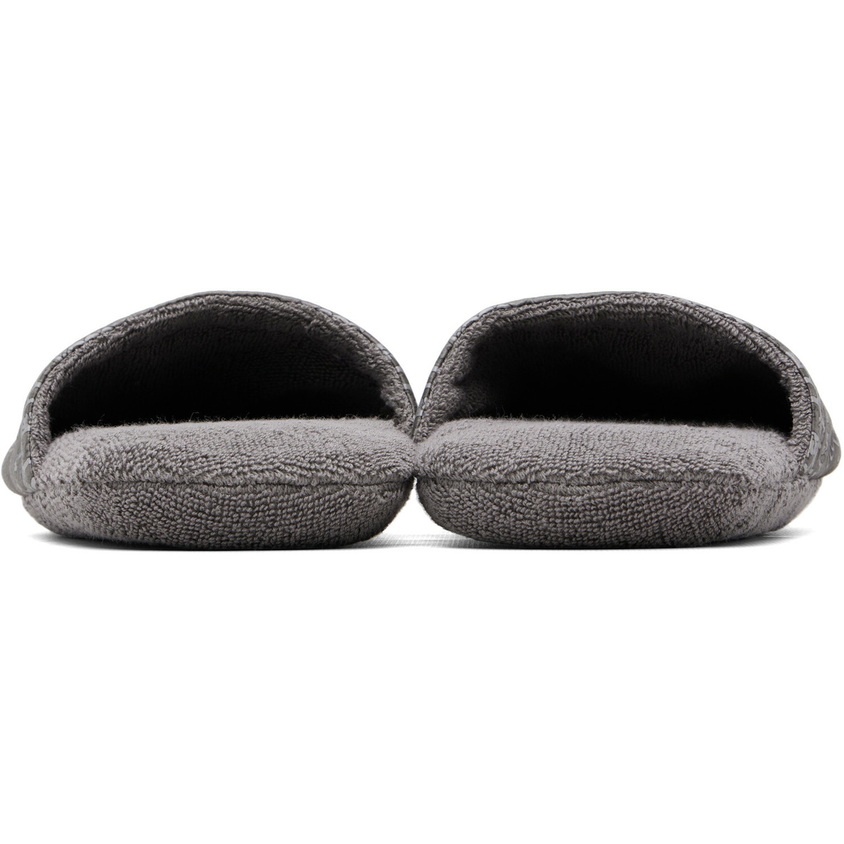 Versace Gray 'I Heart Baroque' Slippers